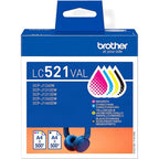 Brother LC-521VAL ink cardridge Value pack