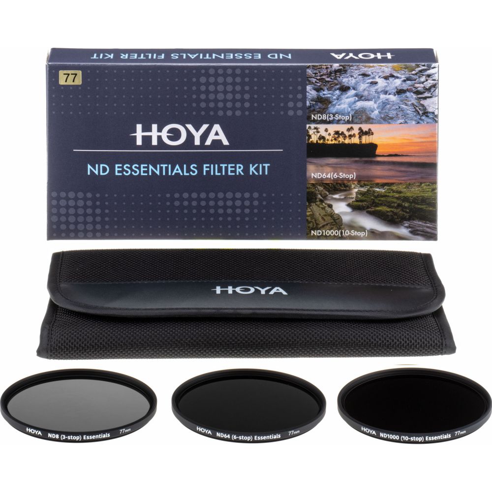 Hoya 82mm ND Essentials Filter Kit 8/64/1000