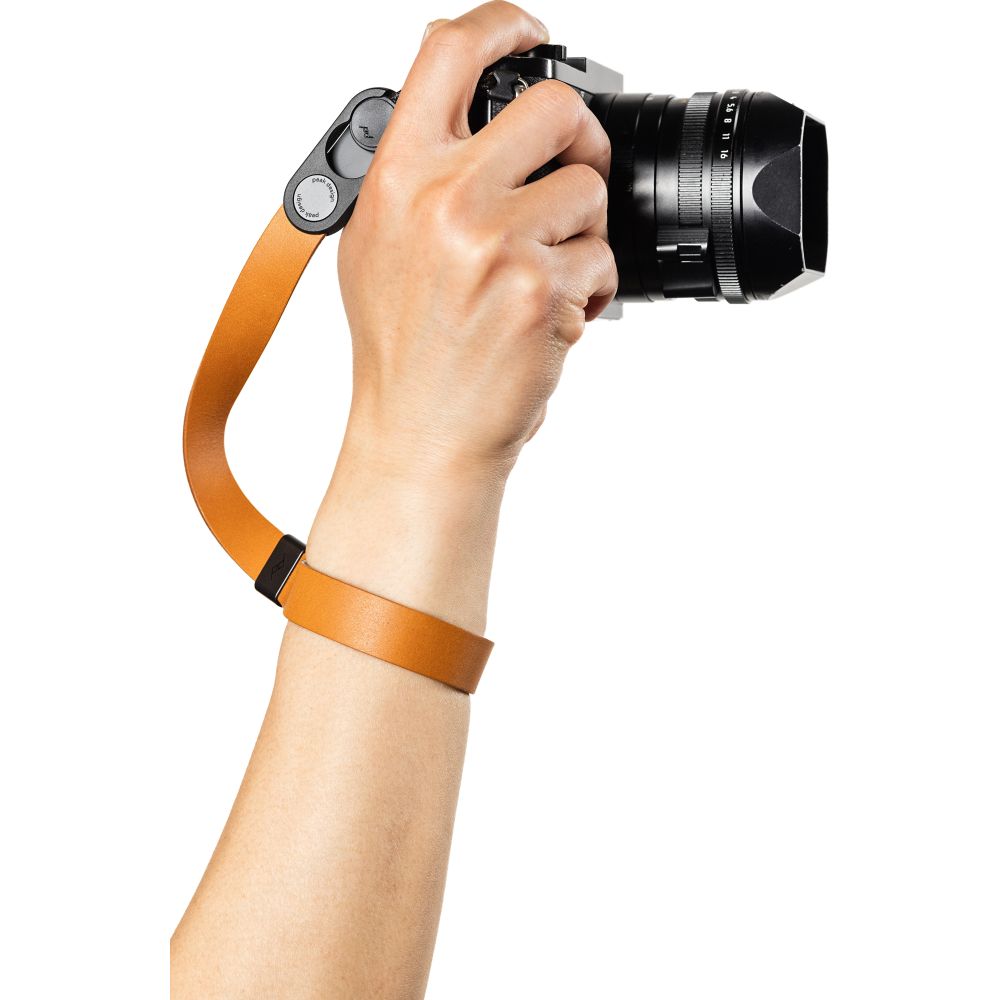 Peak Design Cuff Cinturino per fotocamera in pelle Ambra