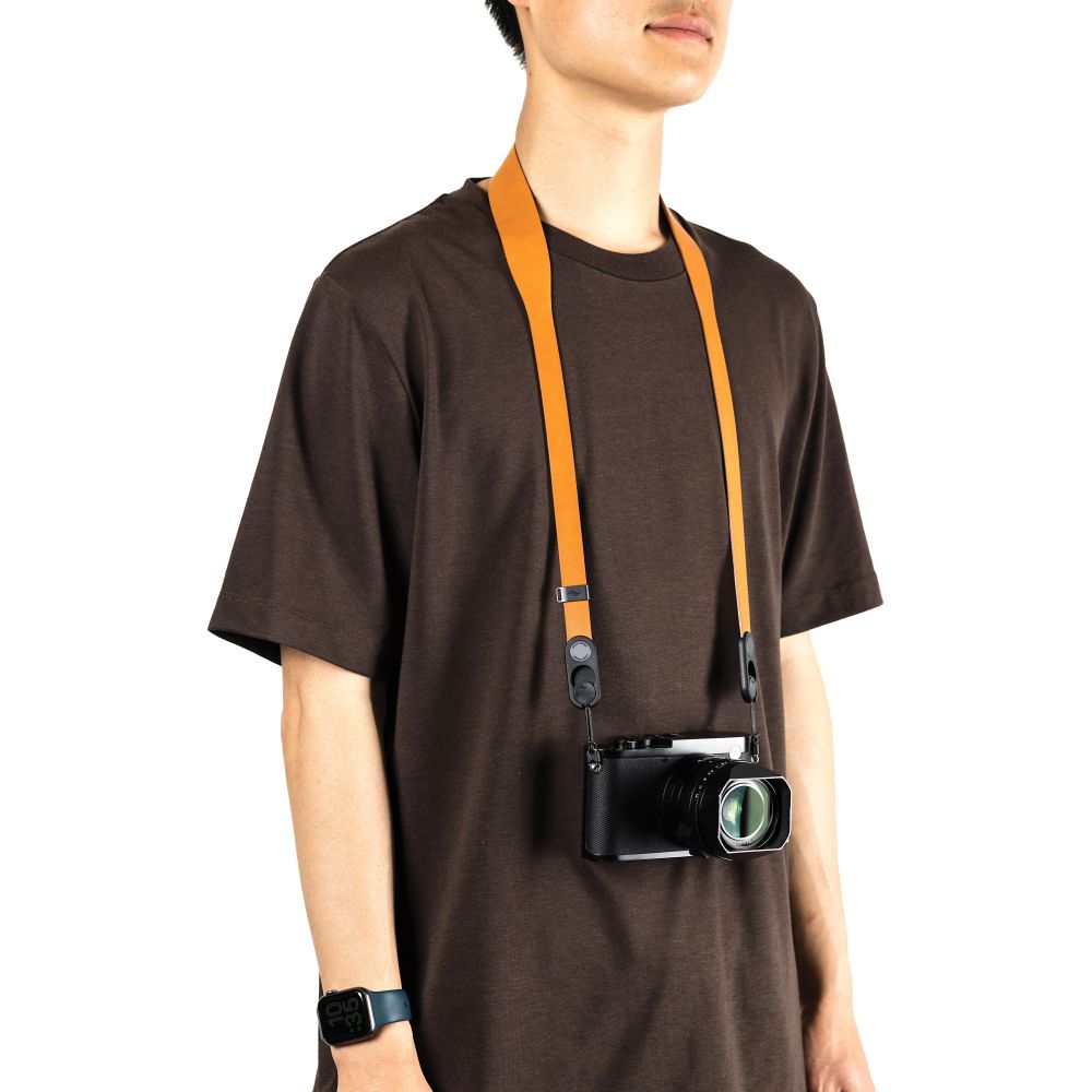 Peak Design Form Leather Camera Strap Short Amber