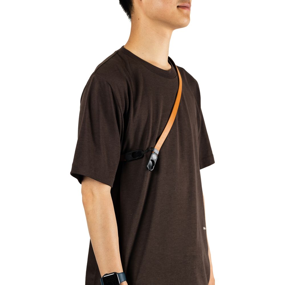 Peak Design Form Leather Camera Strap Short Amber