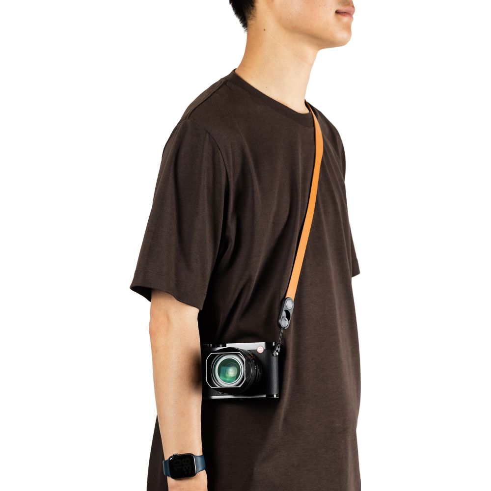 Peak Design Form Leather Camera Strap Short Amber