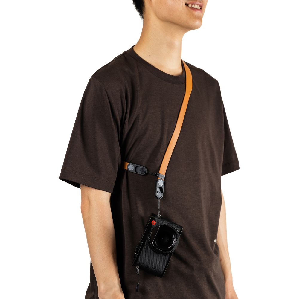 Peak Design Form Leather Camera Strap Short Amber