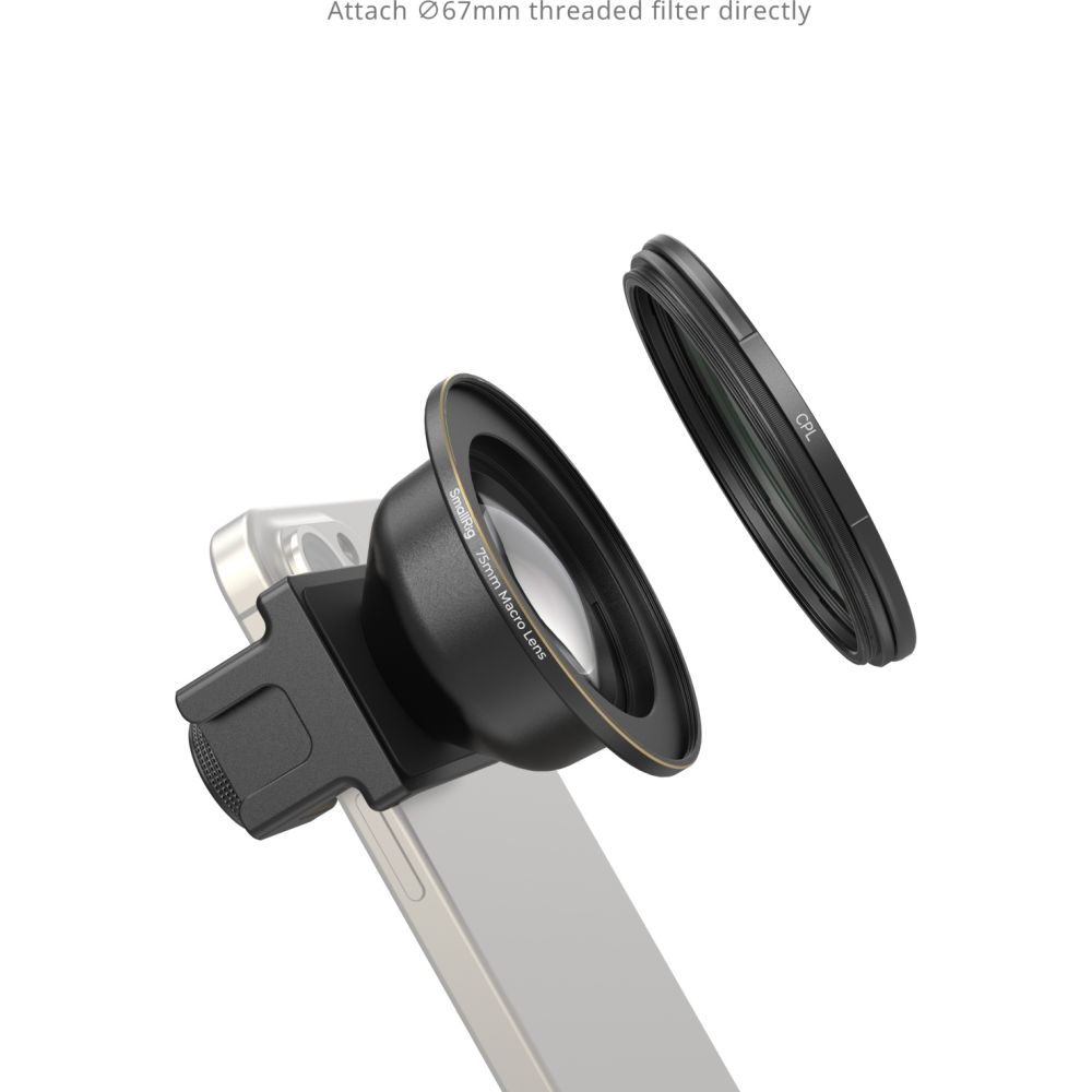 SmallRig 4588 75mm Macro lens for Mobile Phone (T-mount)
