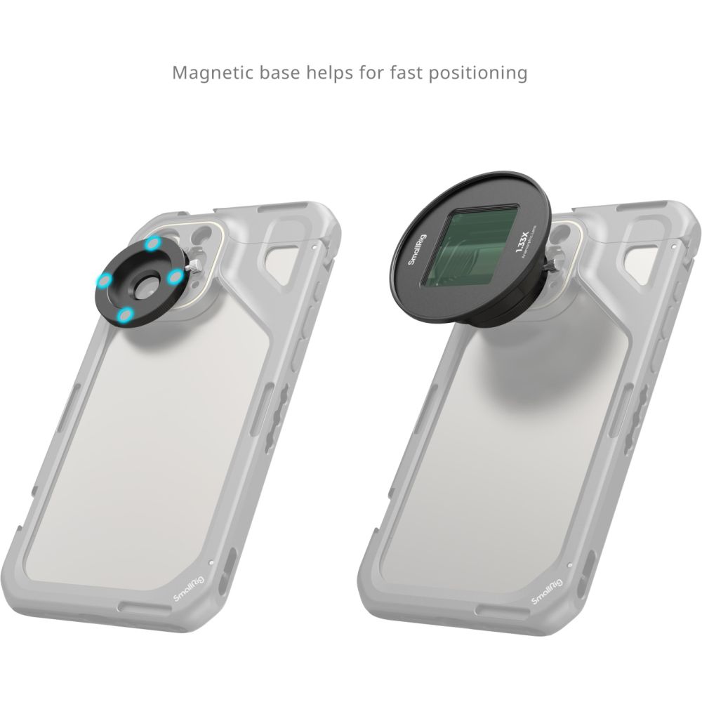 SmallRig 4590 1.33x Anamorphic Lens for Mobile Phone (T-mount)