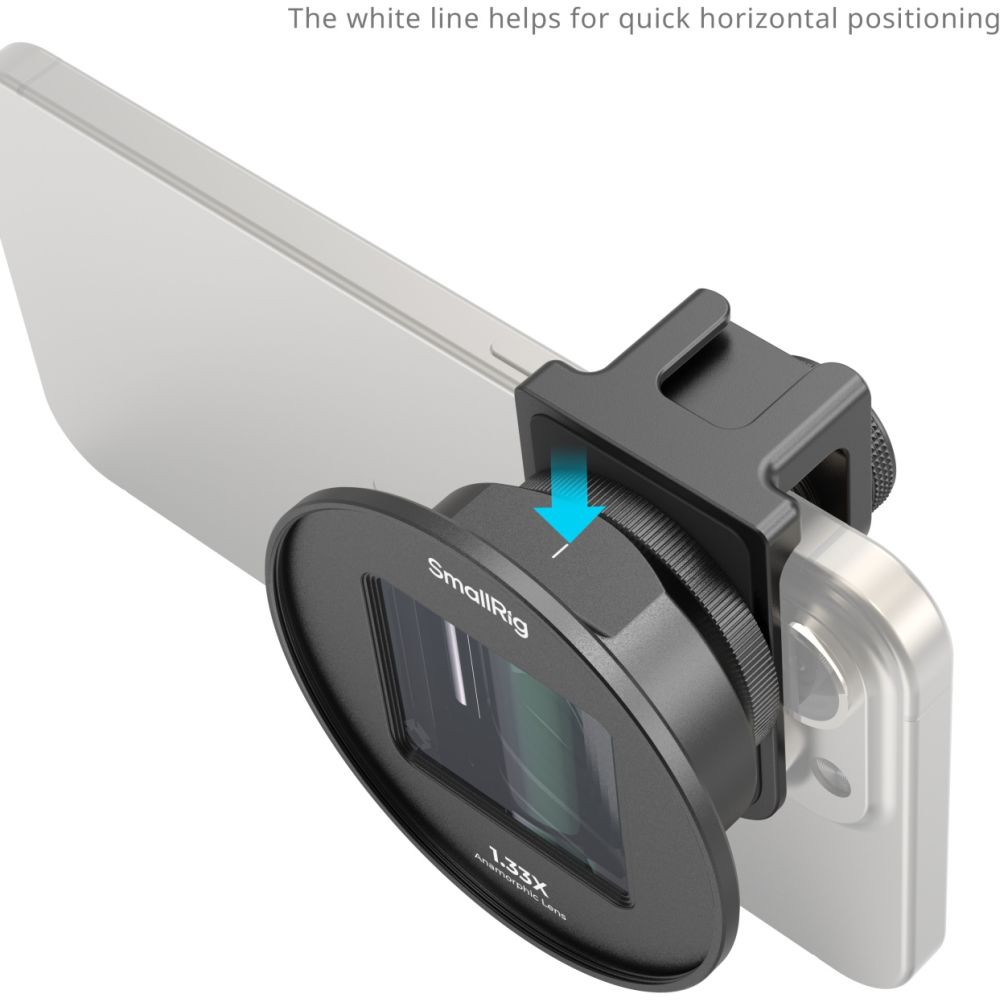 SmallRig 4590 1.33x Anamorphic Lens for Mobile Phone (T-mount)