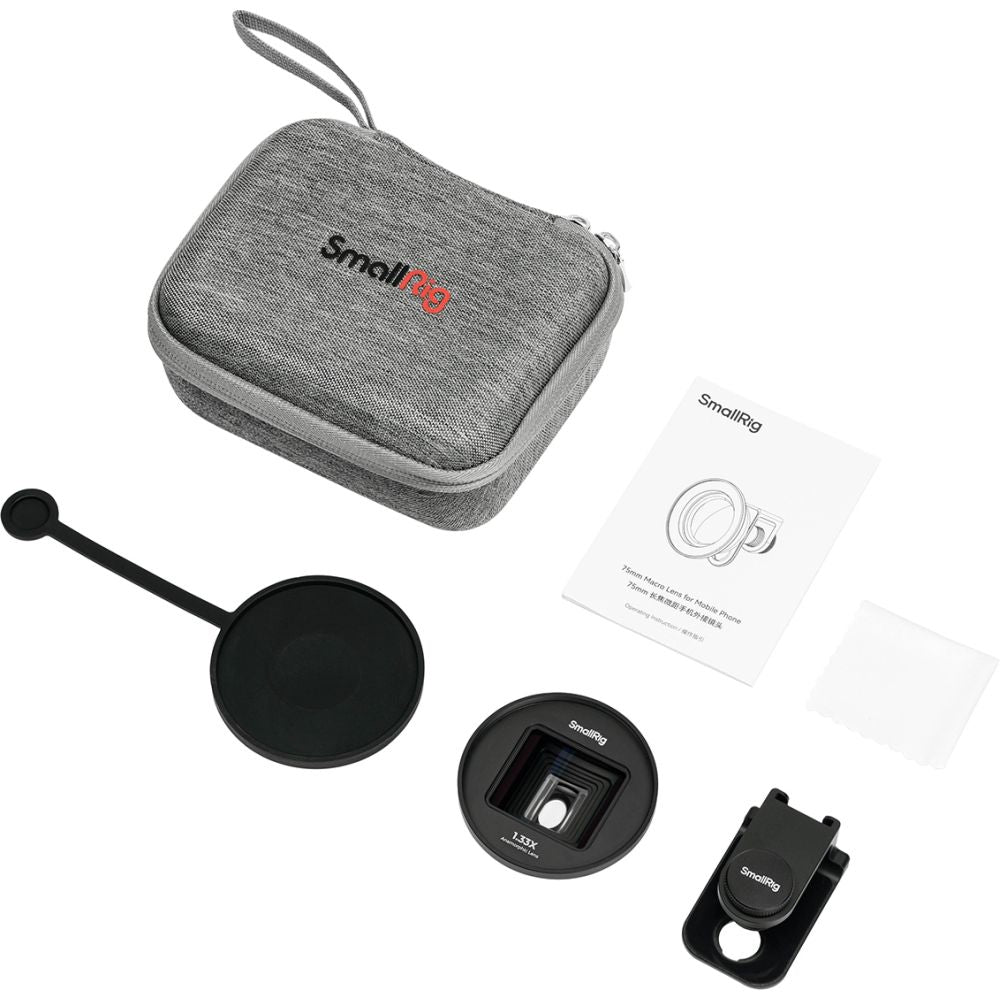 SmallRig 4590 1.33x Anamorphic Lens for Mobile Phone (T-mount)