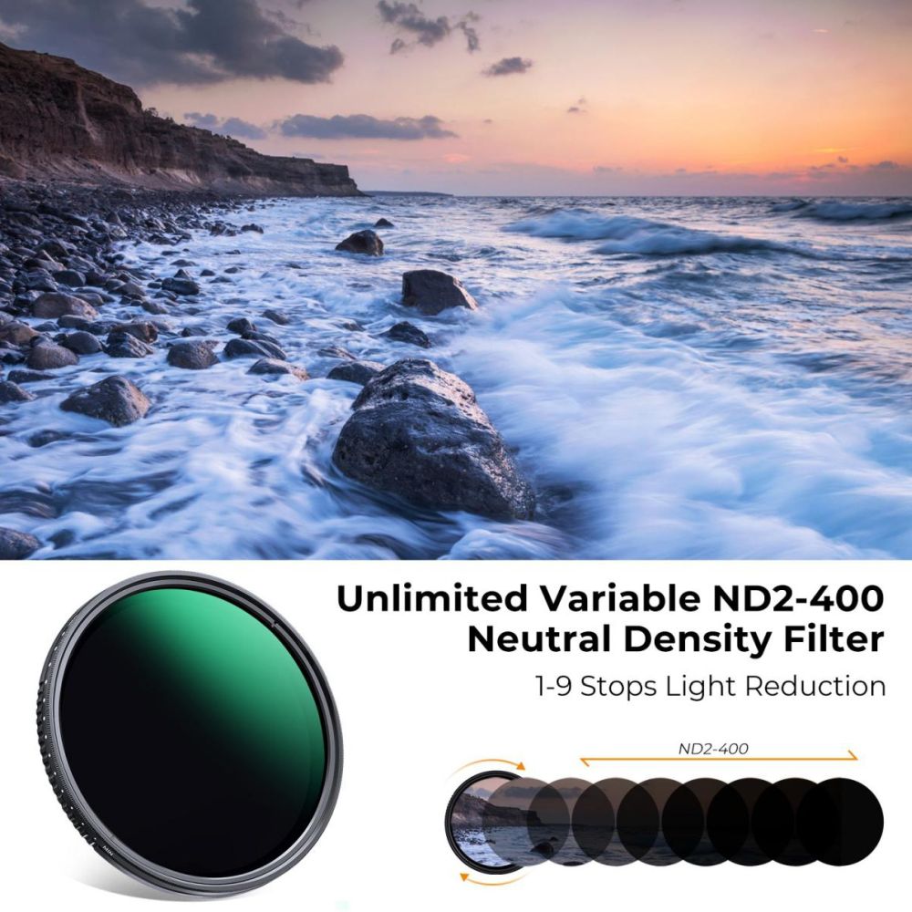 Filtro ND variabile K&F Concept ND2-400 - 67mm