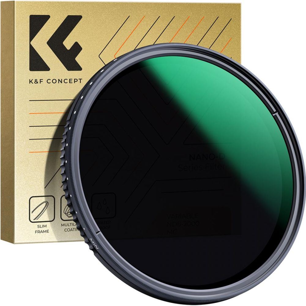 K&F Concept Variable ND filter ND8-2000 super slim - 72mm