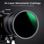 K&F Concept Variable ND filter ND8-2000 super slim - 72mm