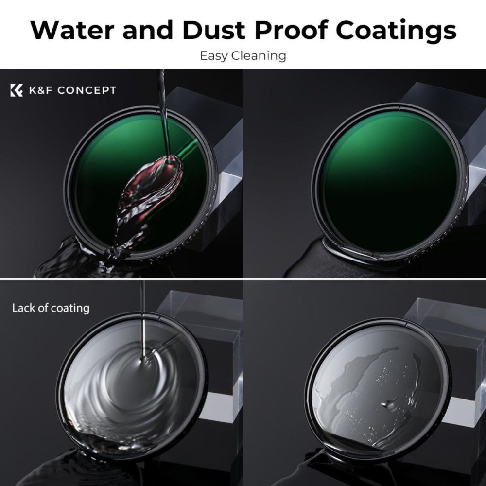 K&F Concept Variable ND filter ND8-2000 super slim - 72mm