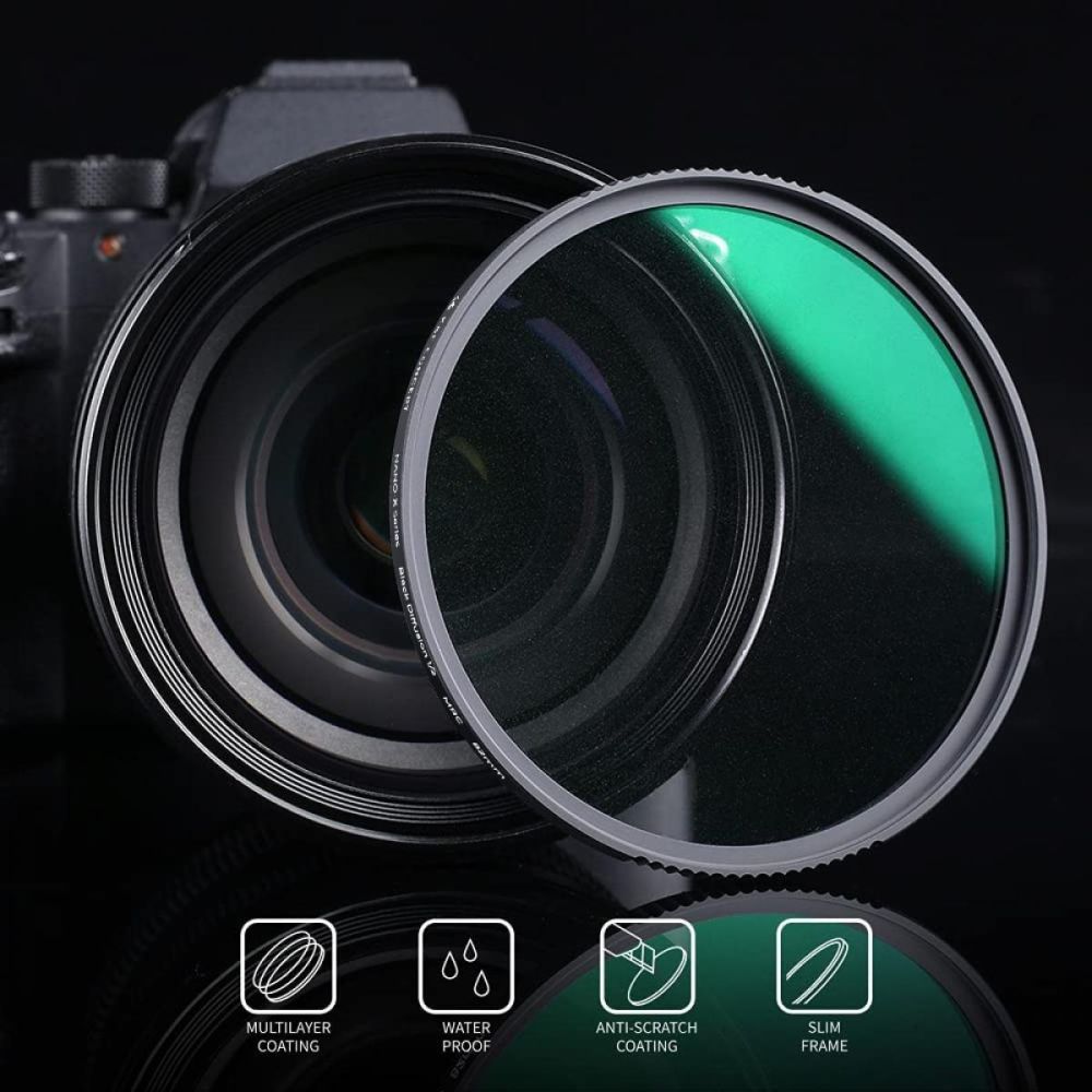 K&F Concept 1/2 Black Mist Filter Nano X - 82mm