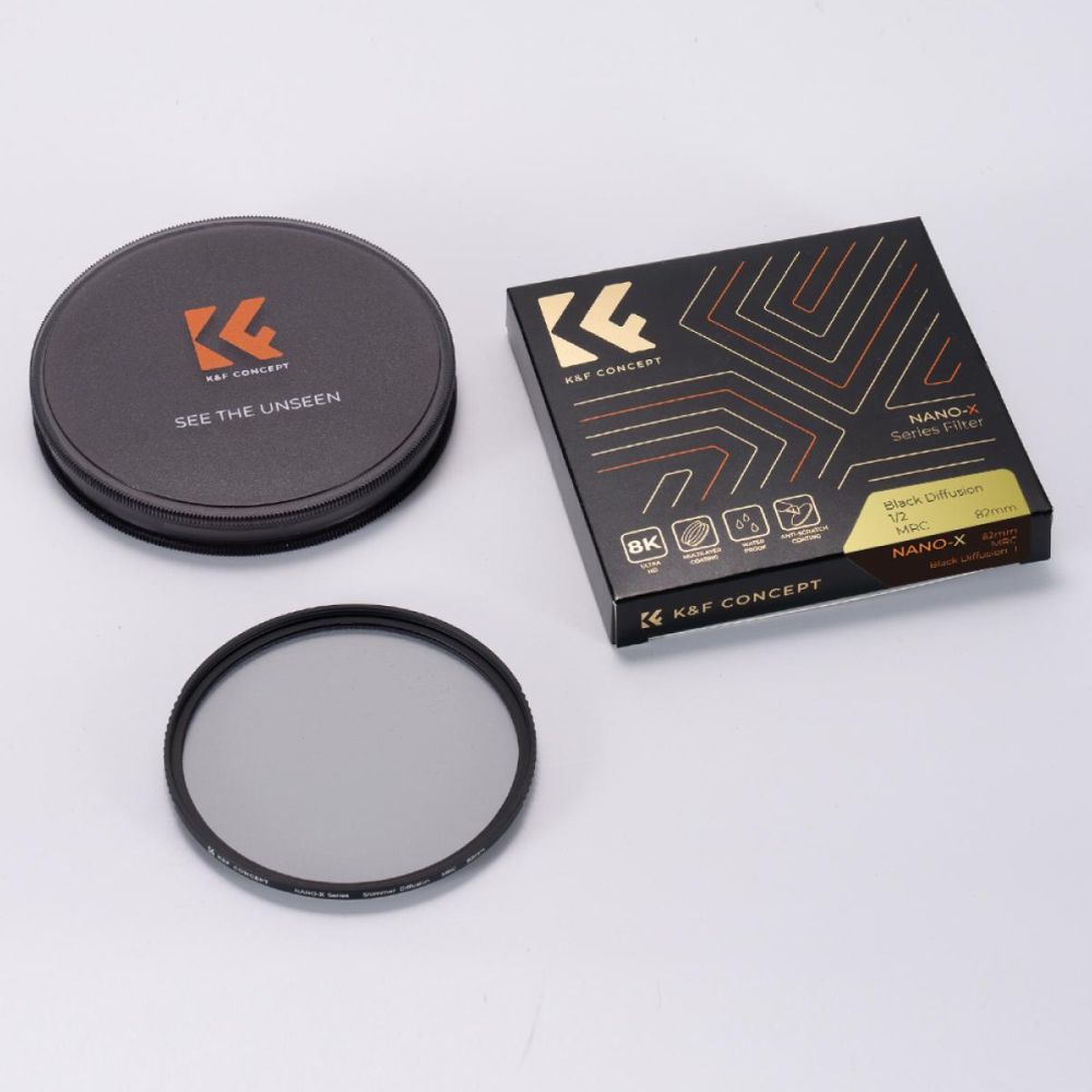 K&F Concept 1/2 Black Mist Filter Nano X - 82mm