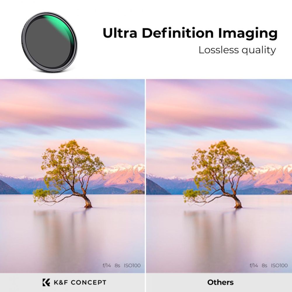 K&F Concept variable ND filter ND2-ND32 Nano