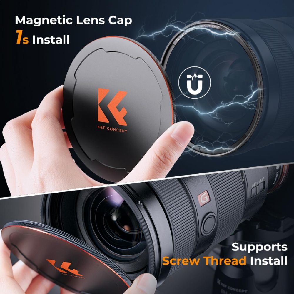 K&F Concept Magnetic 1/8 Black Mist Filter Nano X - 82mm