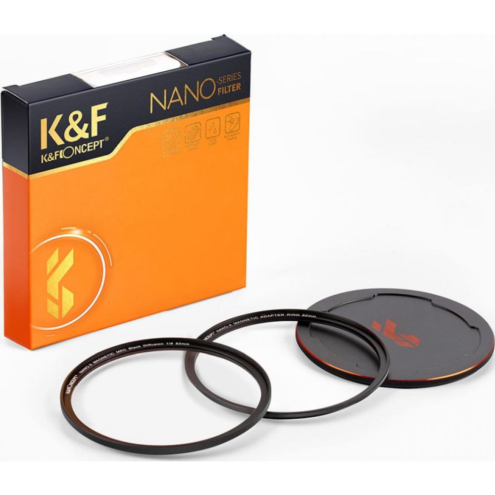 K&F Concept Magnetic 1/8 Black Mist Filter Nano X - 82mm