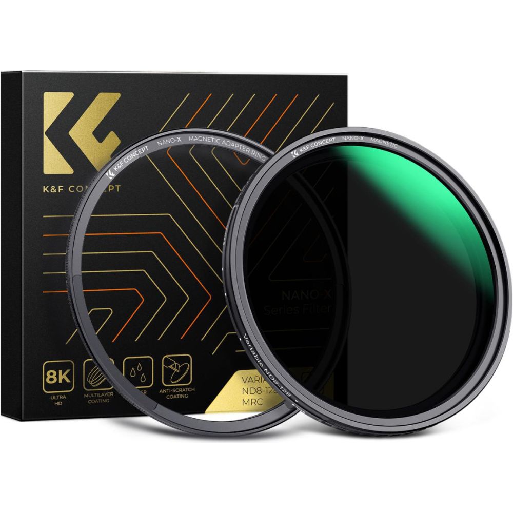 K&F Concept Variabel Filtro ND ND8-128 Nano X magnetico 67mm