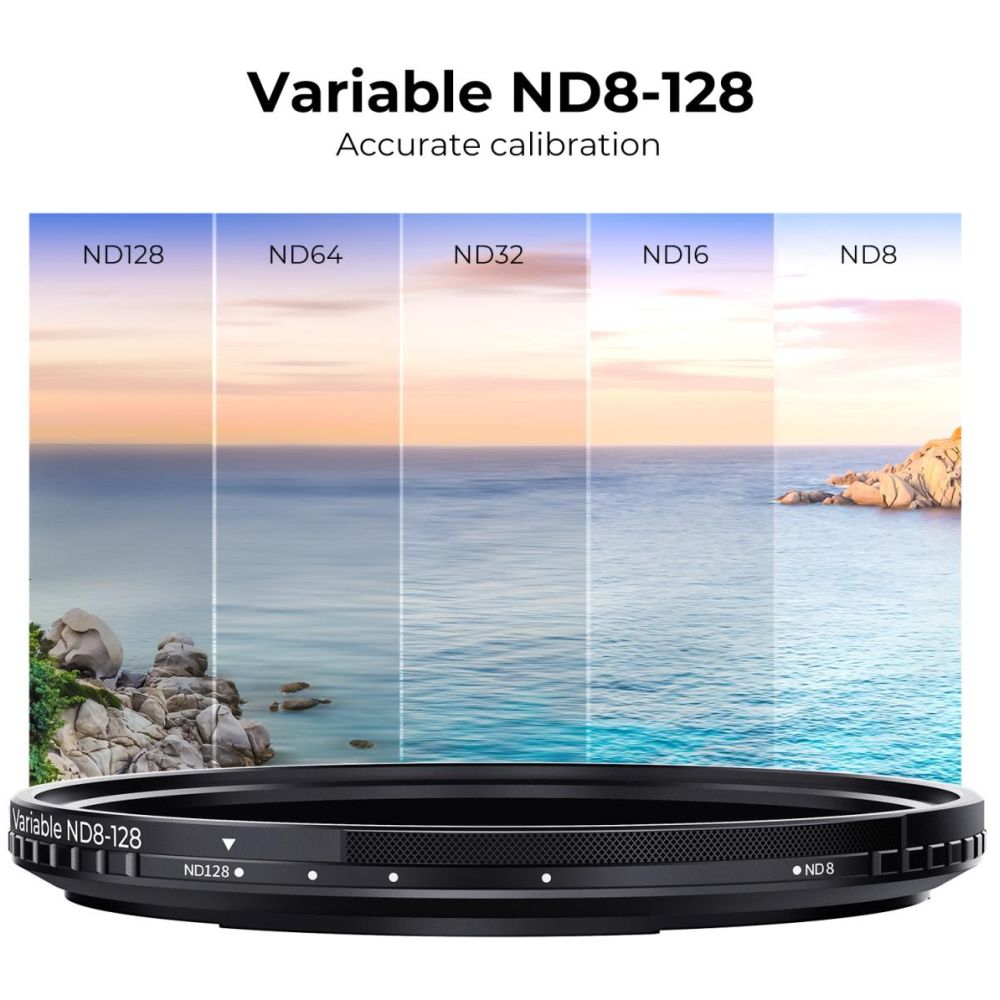 K&F Concept Variabel Filtro ND ND8-128 Nano X magnetico 67mm