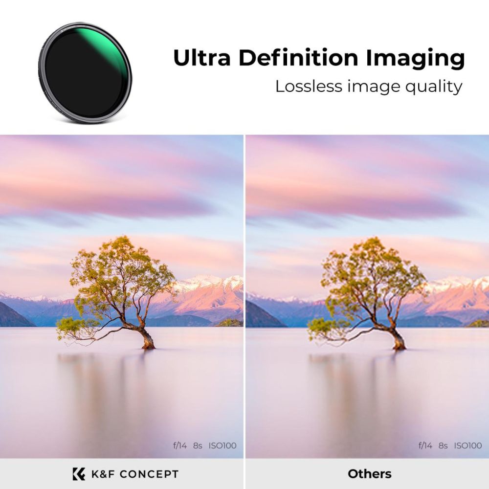 K&F Concept Variabel Filtro ND ND8-128 Nano X magnetico 67mm