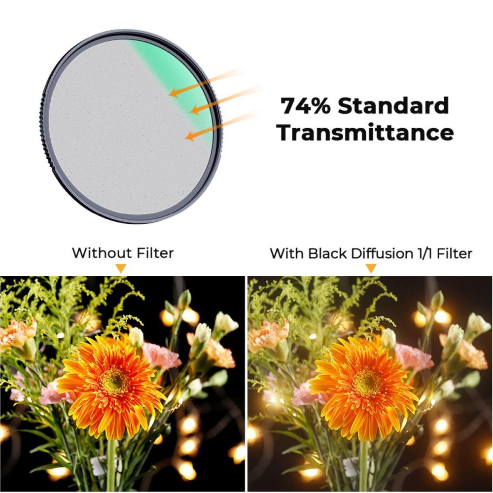 K&F Concept 1/1 Black Mist Filter Nano X - 67mm