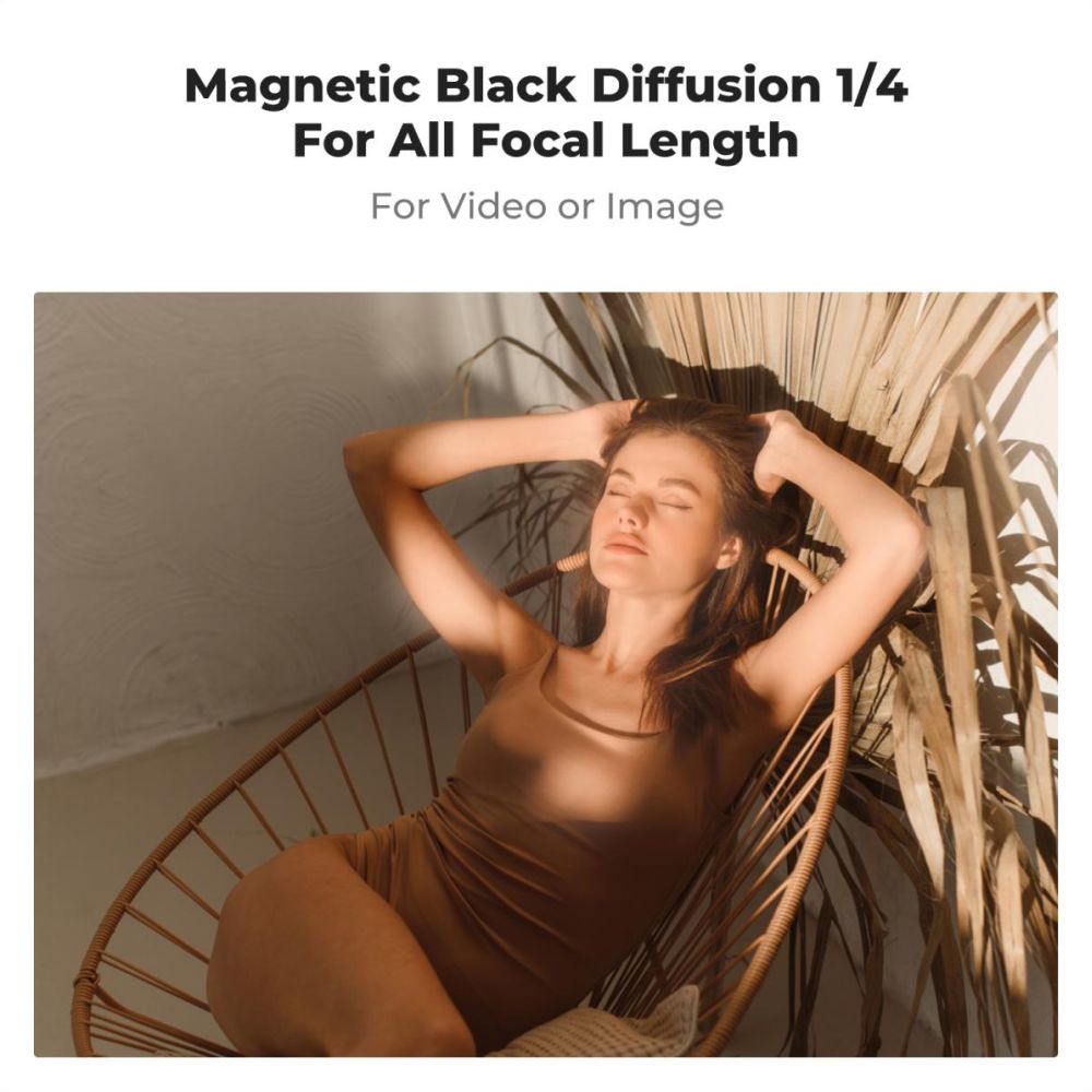 K&F Concept Magnetic 1/4 Black Mist Filter Nano X - 52mm