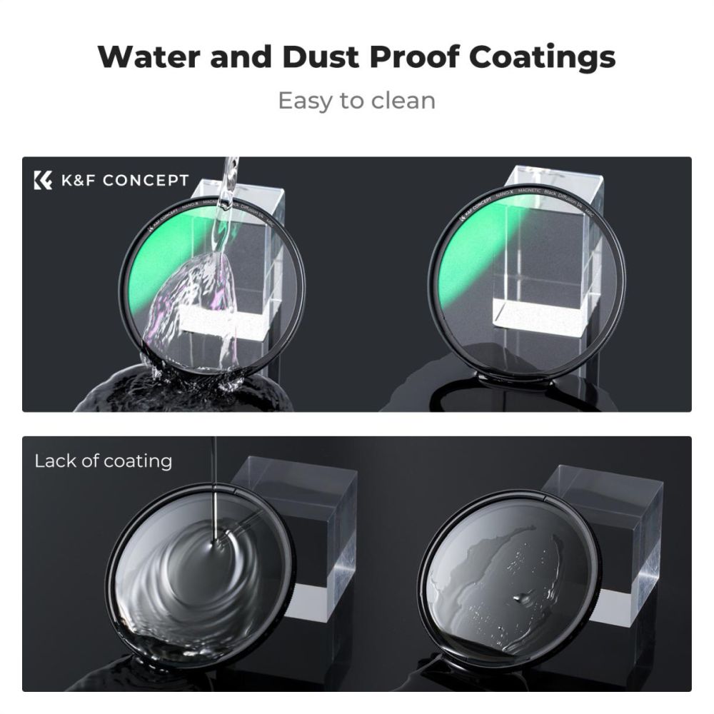 K&F Concept Magnetic 1/4 Black Mist Filter Nano X - 52mm