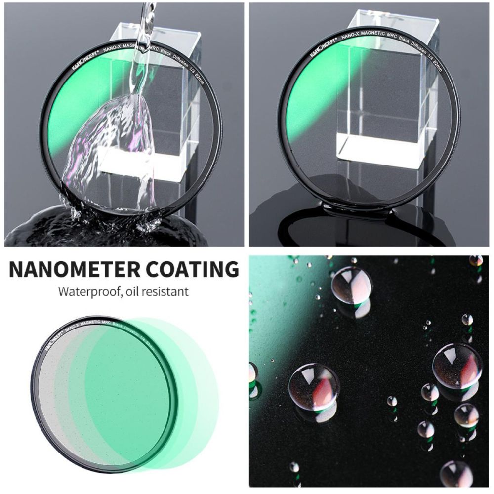K&F Concept Magnetic 1/4 Black Mist Filter Nano X - 52mm