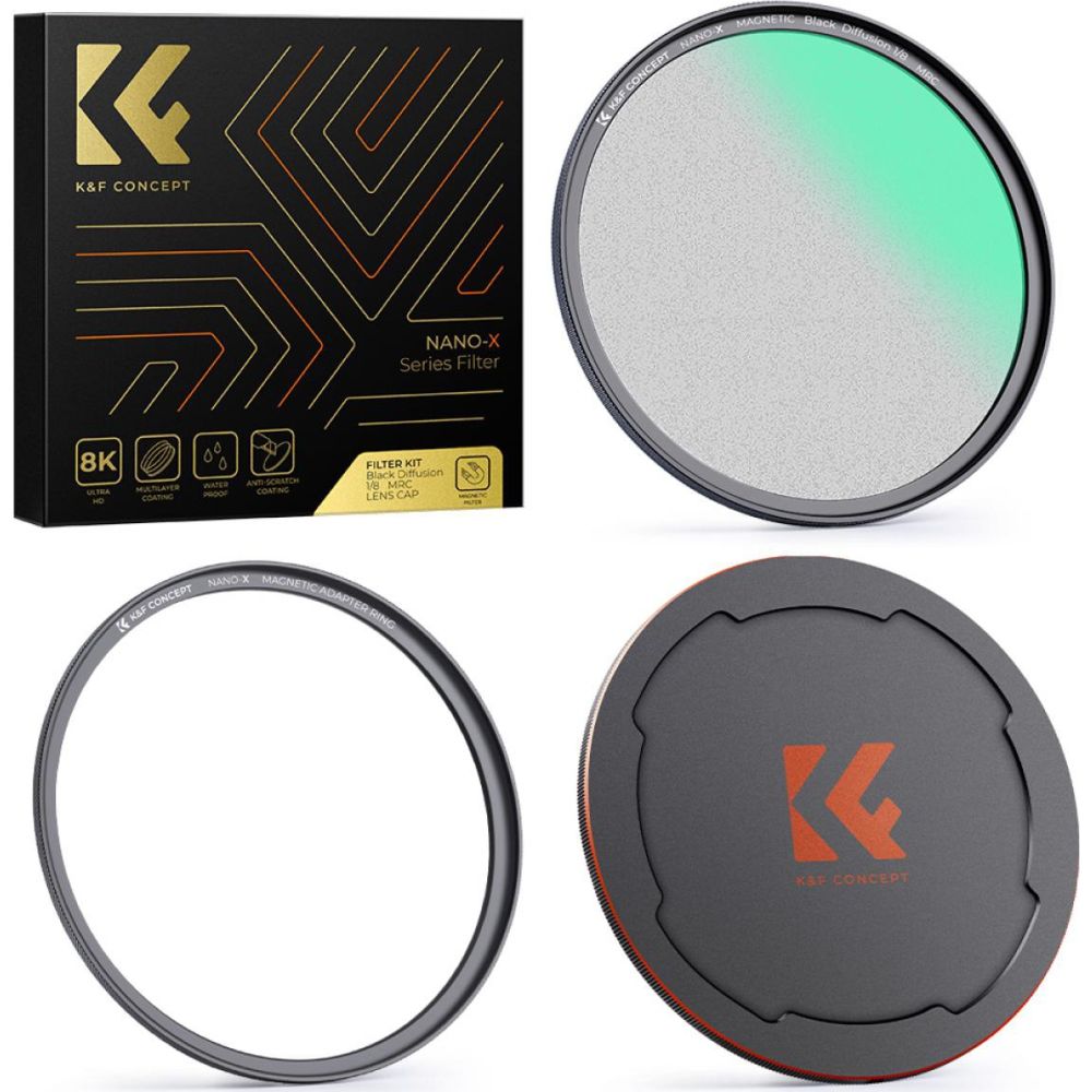 K&F Concept Magnetic 1/8 Black Mist Filter Nano X - 49mm