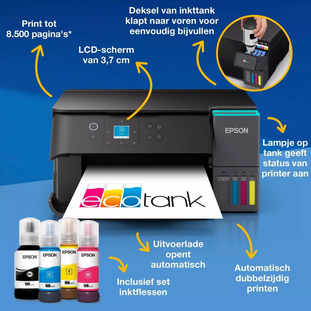 Stampante a getto d'inchiostro Epson EcoTank ET-2950 A4
