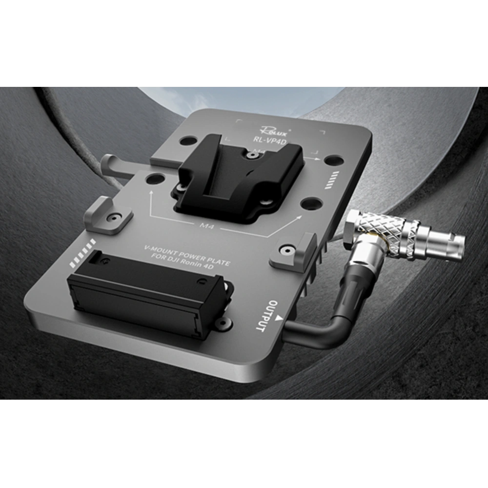 Rolux V-Mount Battery Plate RL-VP4D for DJI Ronin 4D