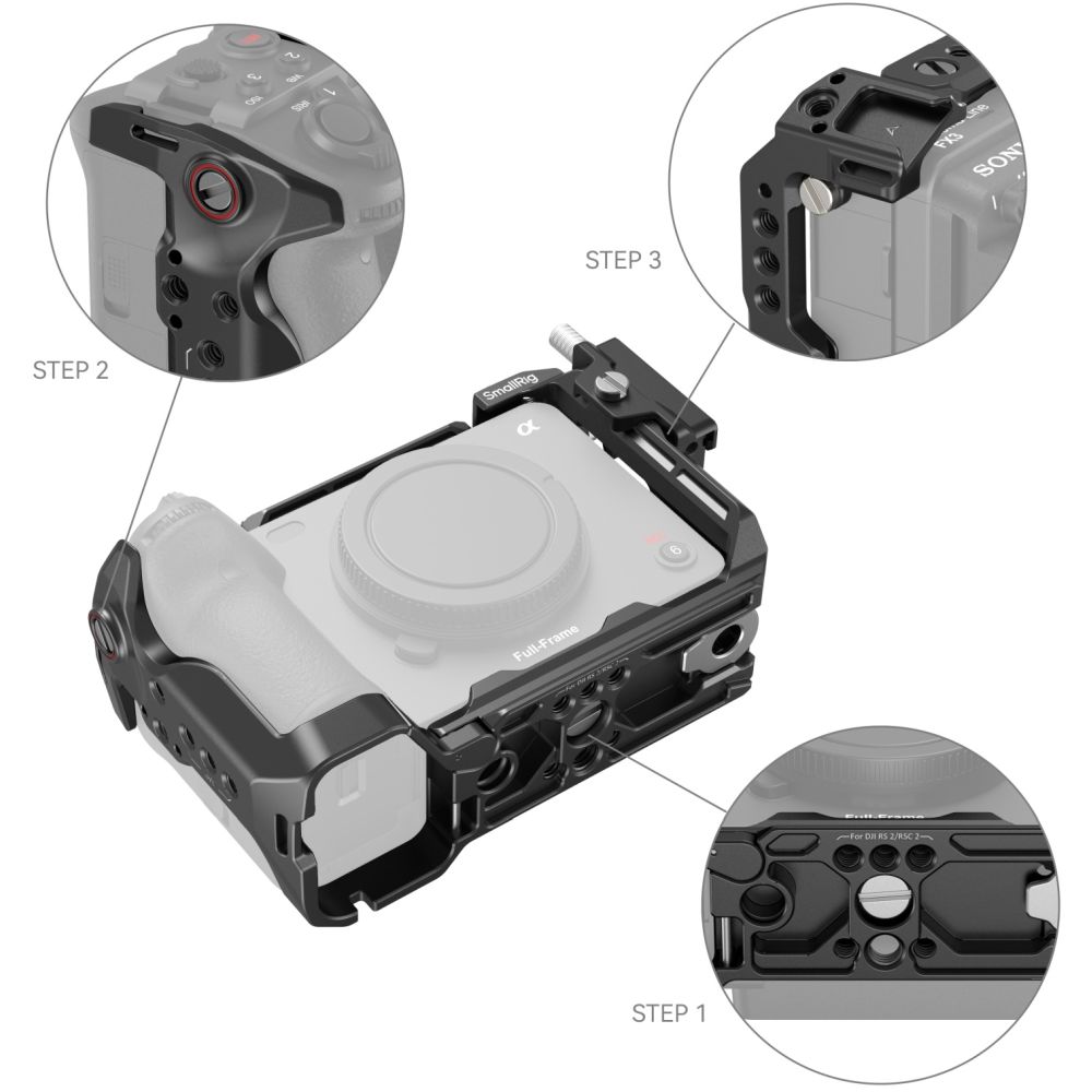 SmallRig 4183B Gabbia per Sony FX30 / FX3