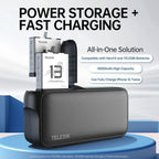 Power bank Telesin da 10000 mAh per batterie GoPro 13 - 20 W
