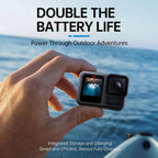 Power bank Telesin da 10000 mAh per batterie GoPro 13 - 20 W