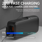 Power bank Telesin da 10000 mAh per batterie GoPro 13 - 20 W
