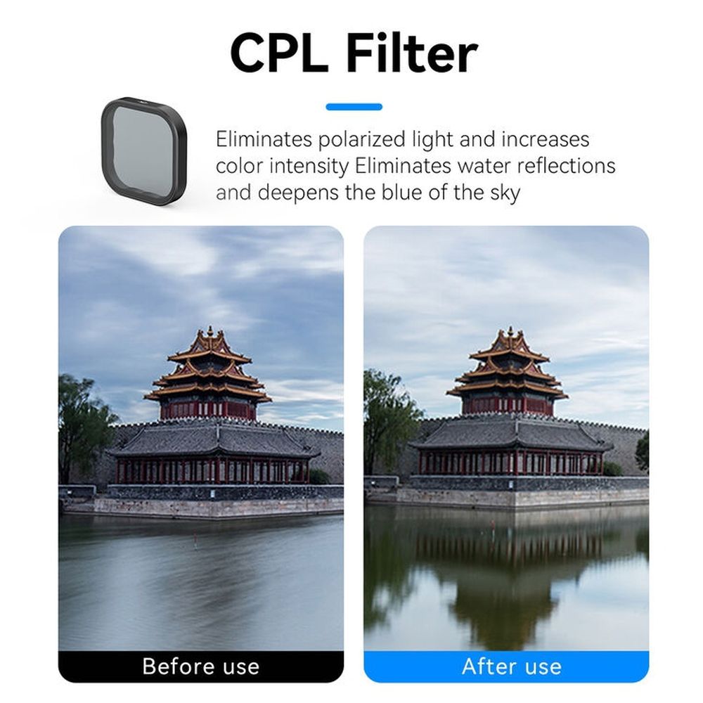 Filtro obiettivo Telesin CPL per GoPro Hero 13