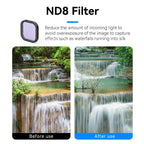 Kit filtro obiettivo Telesin CPL+ND8/16/32 per GoPro 13