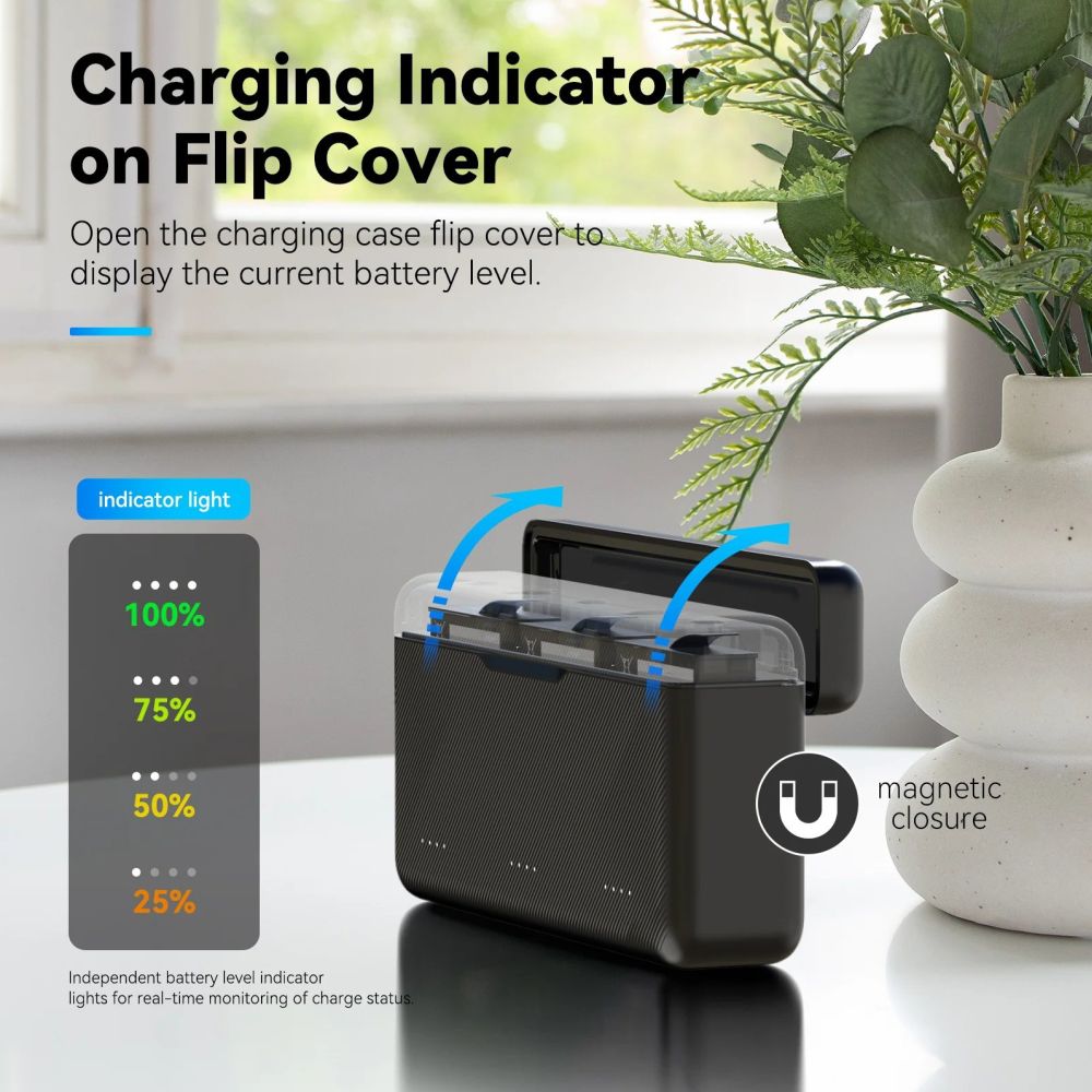 Telesin Pocket Charging Box per DJI Osmo Action 5/4/3 (3 slot)