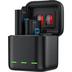 Caricabatterie Telesin + 2 batterie per GoPro Hero 13