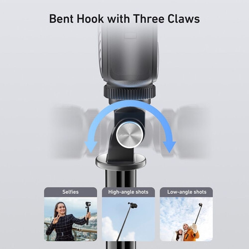 Telesin Aluminum Selfie Stick for action cam - 90 cm