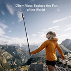 Telesin Selfie Stick in alluminio per videocamera action - 120 cm