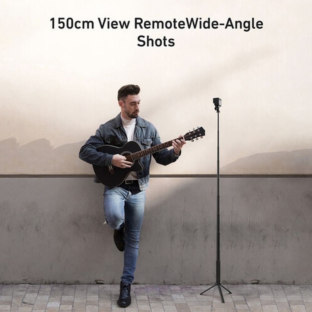 Telesin Selfie Stick in alluminio per videocamera action - 150 cm