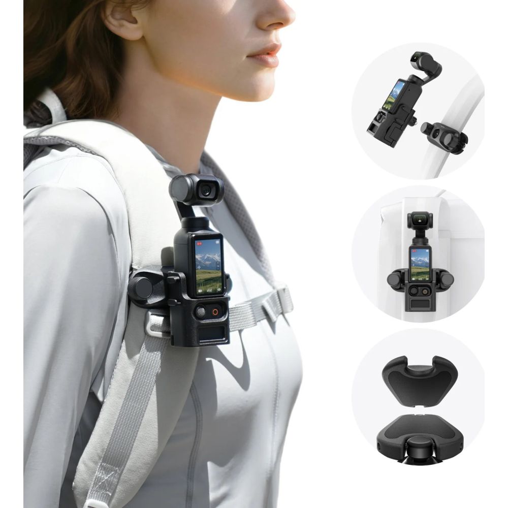 Staffa di montaggio per zaino Telesin per DJI Pocket 3
