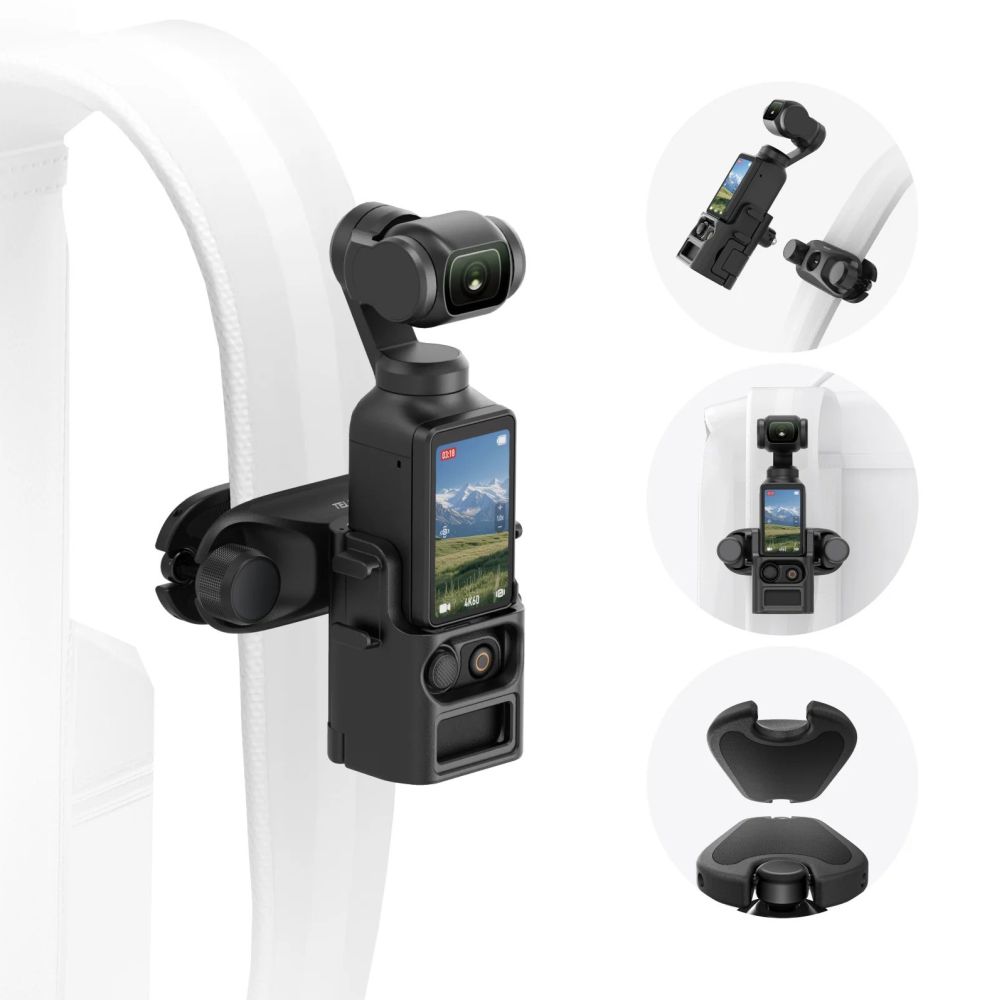 Staffa di montaggio per zaino Telesin per DJI Pocket 3