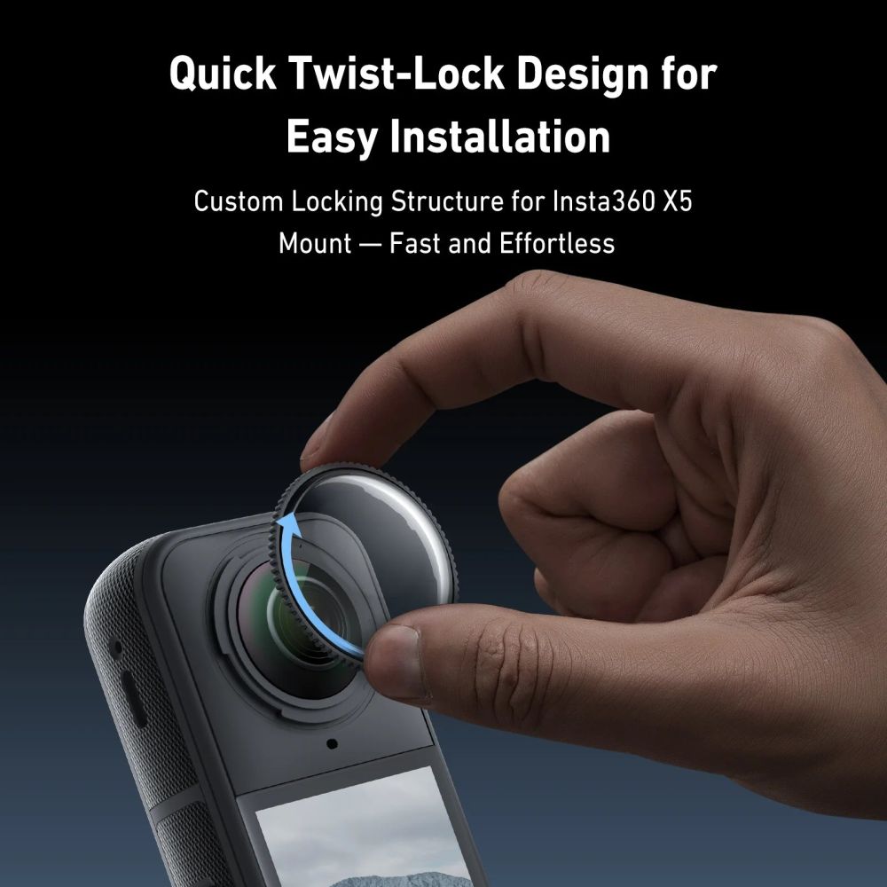 Telesin Protezioni obiettivo per Insta360 X5