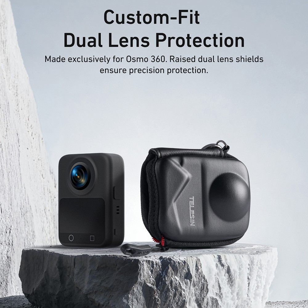 Custodia protettiva Telesin con apertura inferiore per DJI Osmo 360