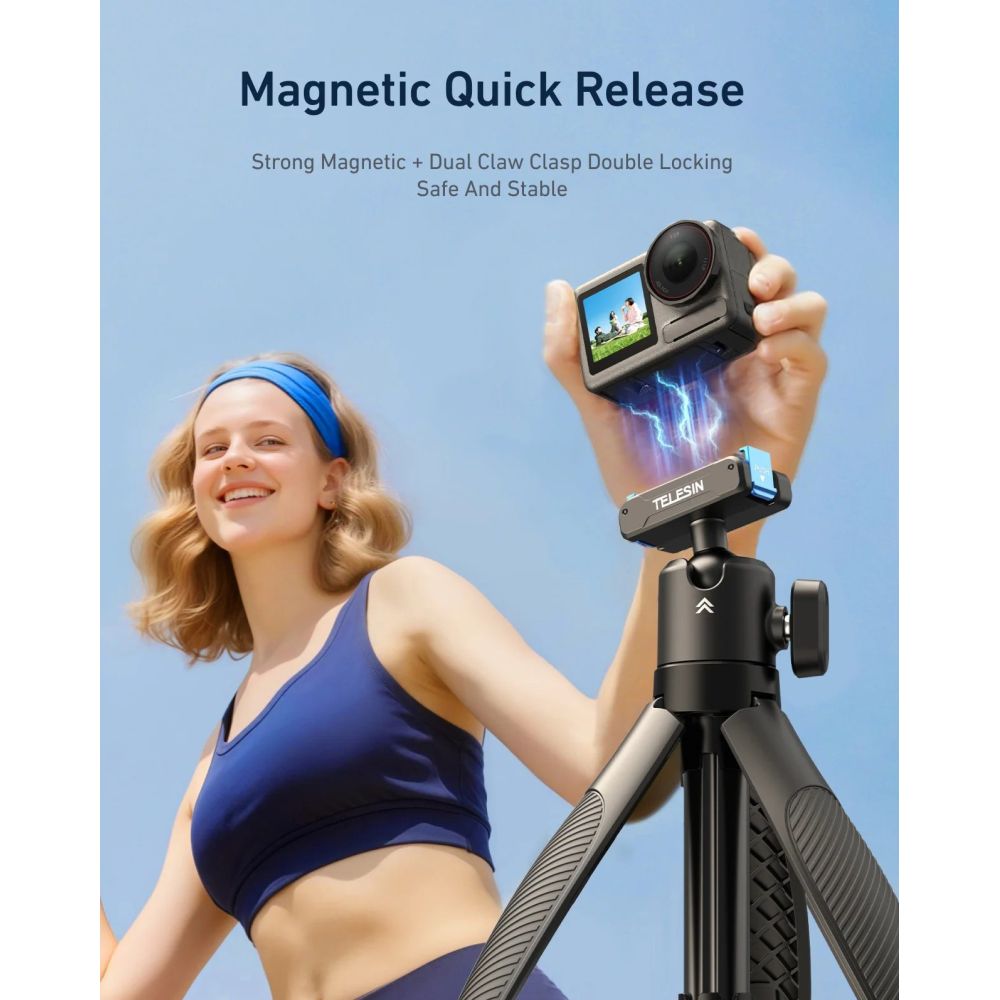 Telesin Quick-release Selfie Stick for DJI Osmo Action & 360