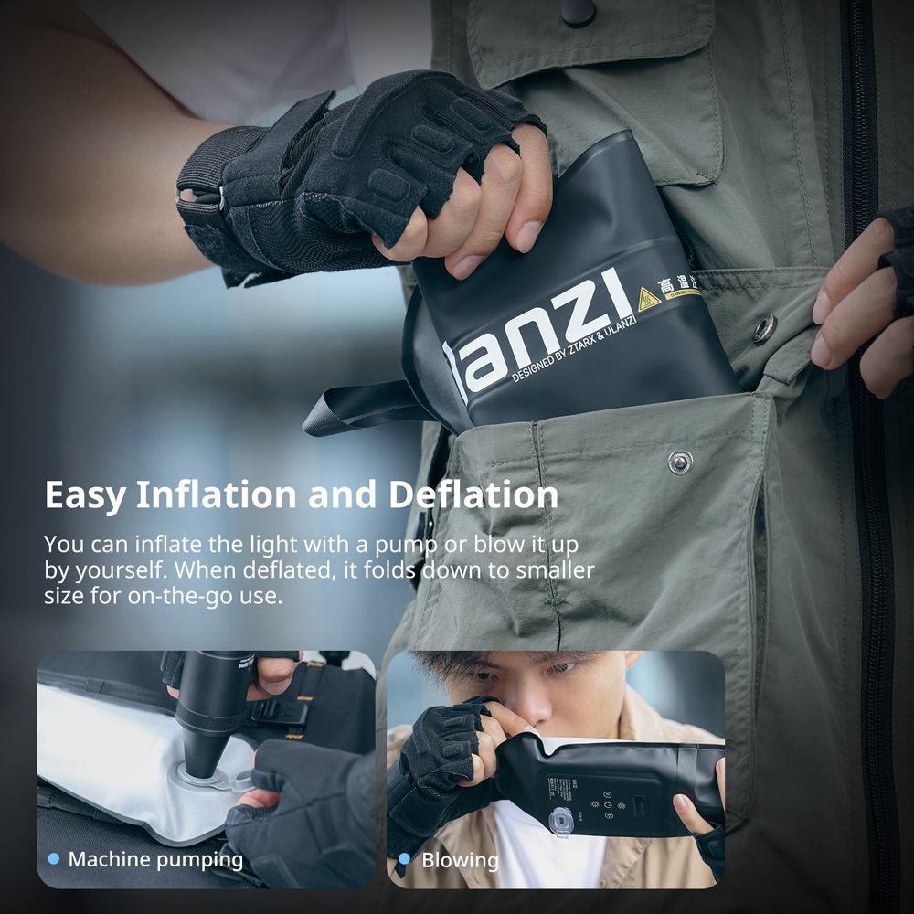 Ulanzi UA20 20W Air Tubo Light 90cm con batteria integrata