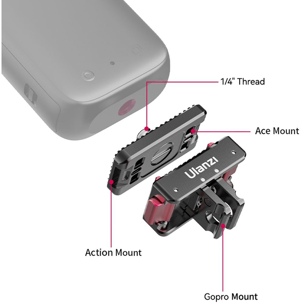 Ulanzi IN-01 Magnetic Quick Release Kit for action cameras
