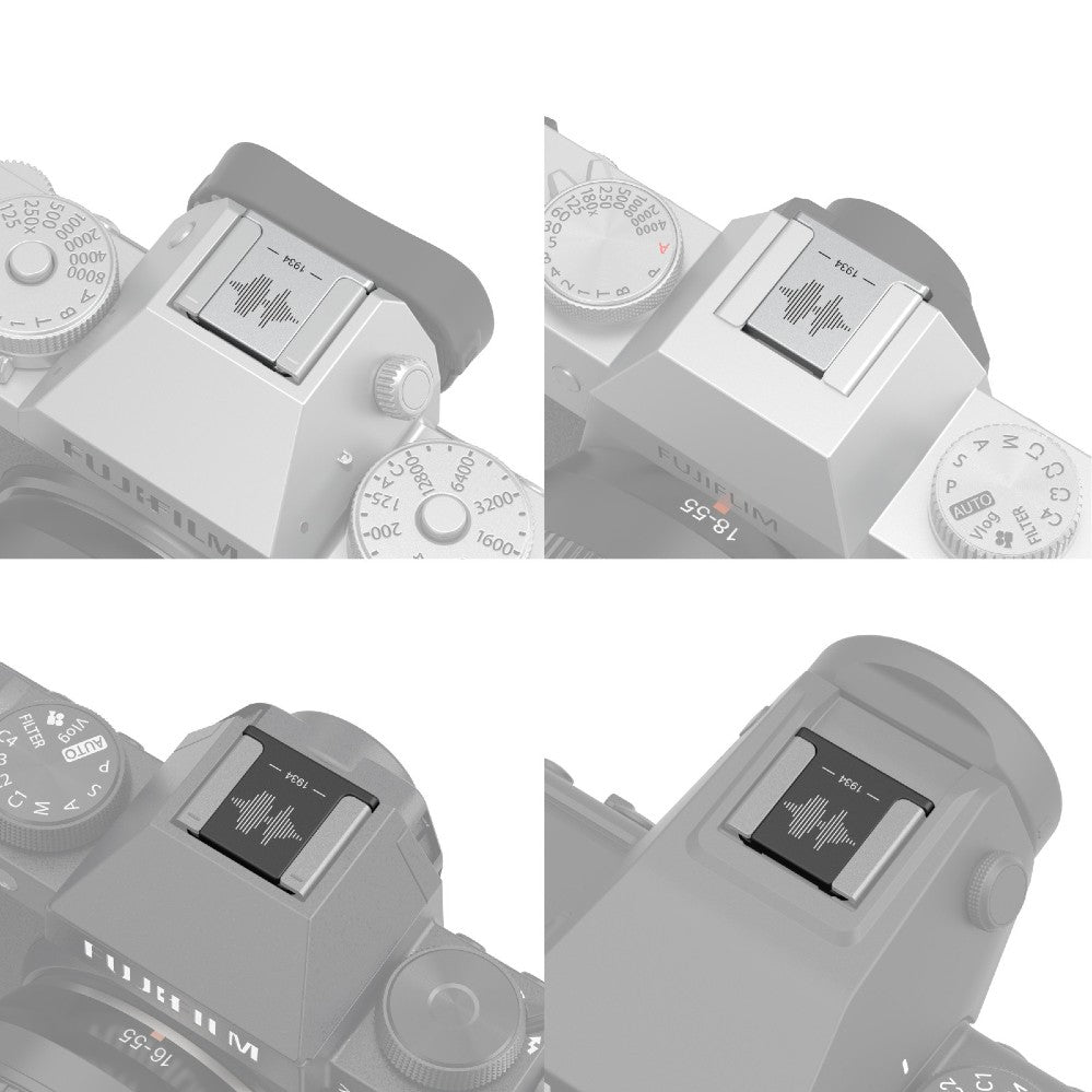 SmallRig 4697B Copri slitta flash per fotocamere Fujifilm, argento