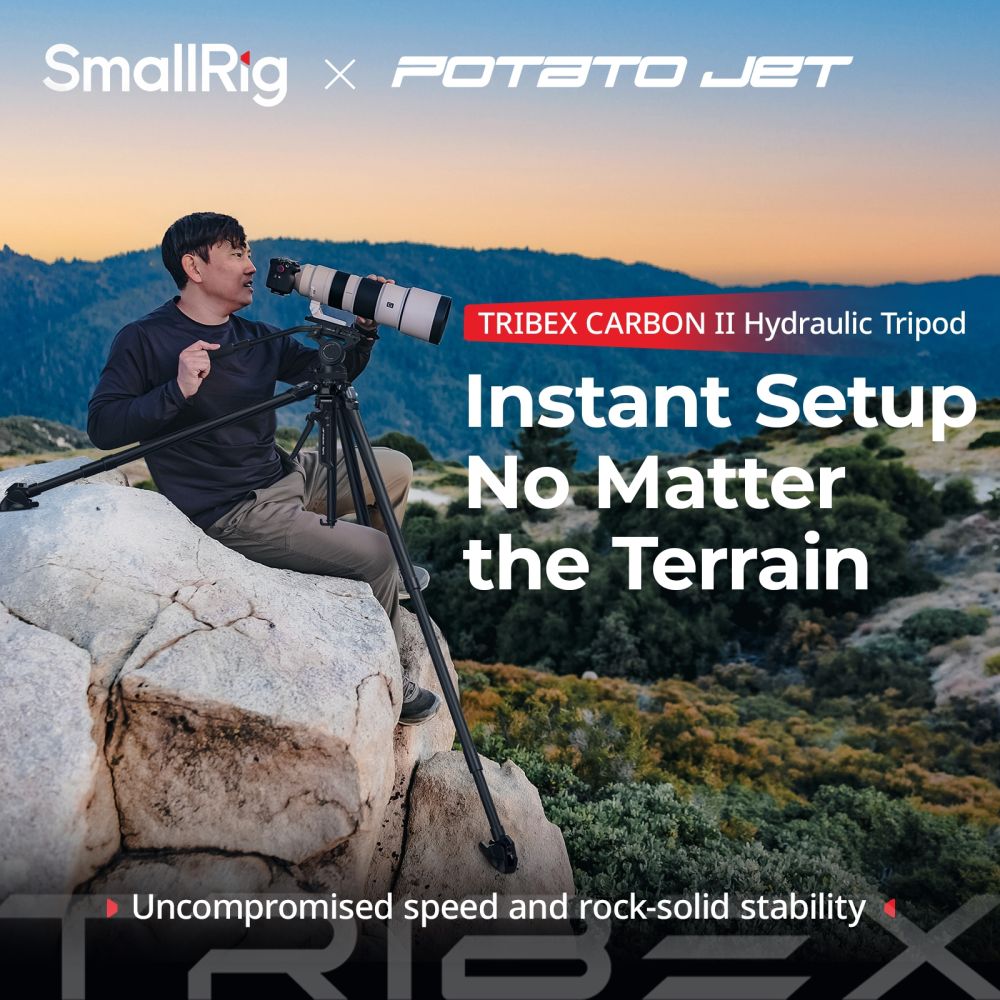 Kit treppiede SmallRig 5755 x Potato Jet TRIBEX CARBON II